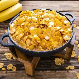 عريكة بالجبن والقشطة والكورن فليكس
